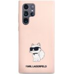 Karl Lagerfeld KLHCS24LSNCHBCP S24 Ultra S928 hardcase pink Silicone Choupette - imagine 3