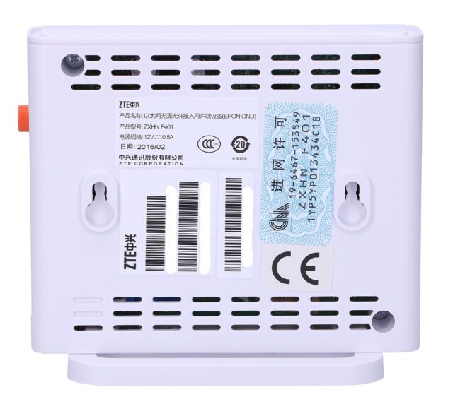 ZTE ZXA10 F401 | ONT | 1x EPON, 1x RJ45 1000Mb/s - imagine 3