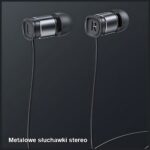 USAMS stereo earphones EP-46 USB-C black 1.2m HSEP4603 - imagine 2