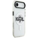 Karl Lagerfeld IML Karl Sketch Logo MagSafe Case for iPhone Air Clear - imagine 4