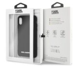 Karl Lagerfeld KLHCPXSLBKS iPhone X/Xs hardcase black Silicone - imagine 7
