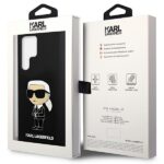 Karl Lagerfeld KLHCS23LSNIKBCK S23 Ultra S918 hardcase black Silicone Ikonik - imagine 8