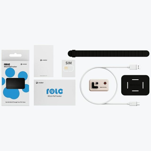 Enabot ROLA PetTracker-GPS Tracker for Pets | MP4 | Dark Blue - imagine 8
