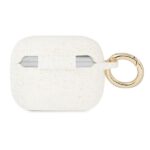 Guess GUAPSGGEH AirPods Pro cover white Silicone Glitter - imagine 2