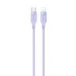 USAMS cable USB-C to Lightning 20W 1.2m PD Fast Charging Lithe Series purple SJ566USB03 (US-SJ566)