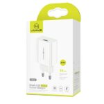 USAMS wall charger 1xUSB T22 18W 3A QC3.0 + USB-C cable 1m white (T48) T48OCLN01 - imagine 6