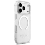 Guess Metal Outline MagSafe case for iPhone 17 Pro silver - imagine 4