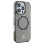 Mercedes MEHMP16X23HUOSK iPhone 16 Pro Max 6.9" black hardcase Silver Ring MagSafe - imagine 4