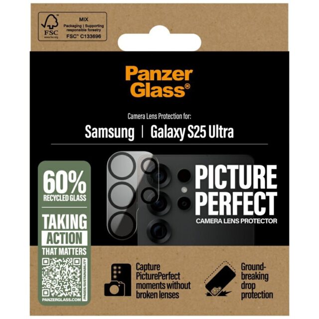 Tempered glass for lens PanzerGlass PicturePerfect Lens Protector for Samsung Galaxy S25 Ultra - imagine 4