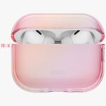Case UNIQ Iridescia for AirPods Pro 3 Hang Case pink prism - imagine 4