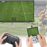 Console Anbernic RG35XX translucent white Dual-system (GarlicOS) - imagine 3