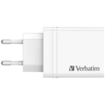 Verbatim 30W Wall Charger 3xUSB-A/USB-C PD 3.0 CHR-30EU2 white 49701 - imagine 3