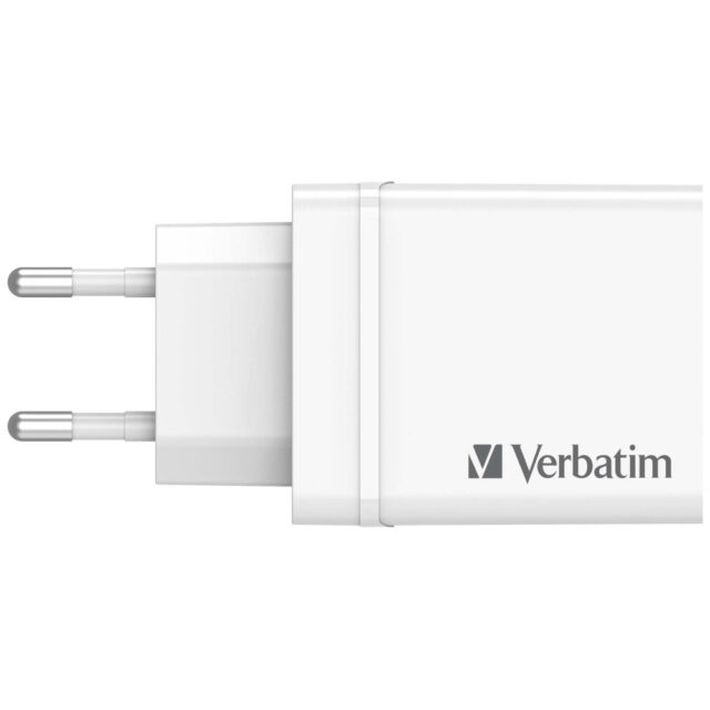 Verbatim 30W Wall Charger 3xUSB-A/USB-C PD 3.0 CHR-30EU2 white 49701 - imagine 3