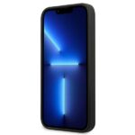 Guess GUHCP13SSLTGK iPhone 13 mini 5,4" black hardcase Silicone Triangle - imagine 5