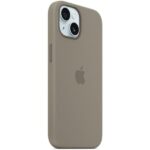 Case Apple MT0Q3ZM/A iPhone 15 / 14 / 13 6.1" MagSafe clay Silicone Case - imagine 2