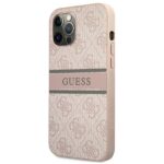 Guess GUHCP12M4GDPI iPhone 12/12 Pro 6,1" pink hardcase 4G Stripe - imagine 2