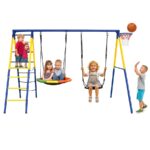 Black Forest Frame Swing, Bird's Nest + Swing + Ladders + Basket 271x180x185cm