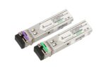 Extralink SFP 1.25G | SFP WDM Module | 1,25Gbps, 1490/1550nm, single mode, 80km, LC, DOM, pair