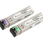 Extralink SFP 1.25G | SFP WDM Module | 1,25Gbps, 1490/1550nm, single mode, 80km, LC, DOM, pair