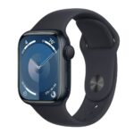 Apple Watch 9 41mm GPS Smartwatch Midnight Aluminum Case Midnight Sport Band S/M
