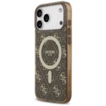 Guess IML 4G Background MagSafe Case for iPhone 17 Pro Max Brown - imagine 2