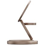 Wireless Charger Bazic Gomag Gyre Foldable 3in1 15W Fast Charging gold - imagine 3