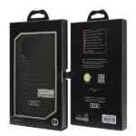 Audi Synthetic Leather MagSafe iPhone 16 Pro 6.3" black hardcase AU-TPUPCMIP16P-GT/D3-BK - imagine 7