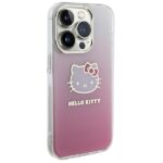 Hello Kitty HKHCP15LHDGKEP iPhone 15 Pro 6.1" pink hardcase IML Gradient Electrop Kitty Head - imagine 4