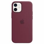 Case Apple MHKQ3ZM/A iPhone 12 mini 5,4" MagSafe plum Silicone Case
