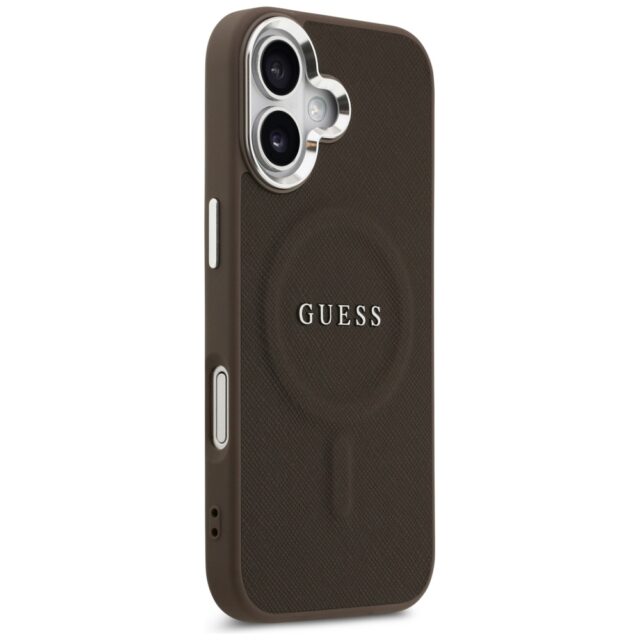 Guess Classic Logo MagSafe Case for iPhone 17 Brown - imagine 4