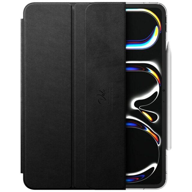Etui Spigen Liquid Air Folio do iPad Pro  13" 2024/2025 czarny - imagine 2