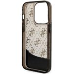 Guess GUHCP14LLC4PSGK iPhone 14 Pro 6.1" black hardcase Liquid Glitter 4G Transculent - imagine 7