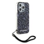 Karl Lagerfeld KLHCP15XHZBPKCCUiPhone 15 Pro Max 6.7" purple Zebra With Cord - imagine 3