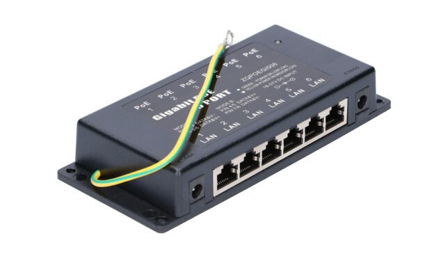Extralink 6 Port | Gigabit PoE Injector | 6x 1000Mb/s RJ45 - imagine 5
