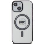 Karl Lagerfeld KLHMP15MHKHNOTK iPhone 15 Plus/ 14 Plus 6.7" transparent hardcase IML Karl`s Head Mag - imagine 3