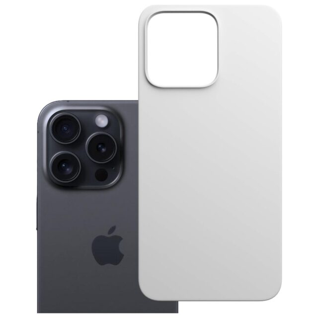 3MK Hardy MagSilicone Case for Apple iPhone 13 Pro Max Silver - imagine 7