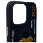 Nimmy case iPhone 15 Pro 6.1" black Cool&Cute 2.0 Monkey - imagine 3