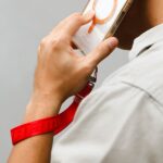 Skinarma Scout Handstrap Universal phone lanyard red - imagine 3