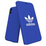 Adidas Booklet Case Canvas iPhone X/Xs niebieski 30279