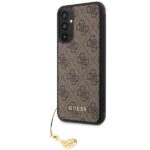 Guess GUHCSA34GF4GBR A34 5G A346 brown hardcase 4G Charms Collection - imagine 2