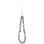 Guess IML Flowers Pearl Strap MagSafe case for iPhone 17 Pro black - imagine 2