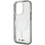 BMW BMP14XHCRS transparent hard case with Silver MagSafe ring for iPhone 14 Pro Max (6.7″) - imagine 6