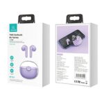 USAMS Bluetooth 5.1 TWS BU Series wireless earphones purple BHUBU02 - imagine 10