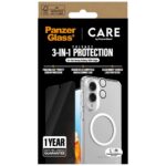Protective Set CARE by PanzerGlass Flagship 3-in-1 Case+Privacy Glass+Lens for Samsung Galaxy S25 E - imagine 4