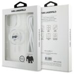 Karl Lagerfeld KLHMP16LHCCHNT iPhone 16 Pro 6.3" hardcase transparent IML Choupette Head & Cord Mag - imagine 7