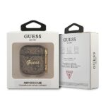 Guess GUA24GSMW AirPods cover brown 4G Script Metal Collection - imagine 3
