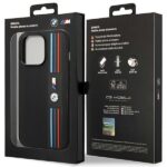 BMW BMHCP14X22PPMK iPhone 14 Pro Max 6.7" black Tricolor M Collection case - imagine 8