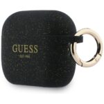 Case Guess Silicone Glitter Ring for AirPods Pro 3 black - imagine 3
