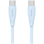 Cable USAMS Green Series SJ716 60W USB-C to USB-C 1m blue
