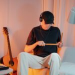 Portable electronic drum kit         AeroBand PocketDrum 2 Max brown - imagine 6